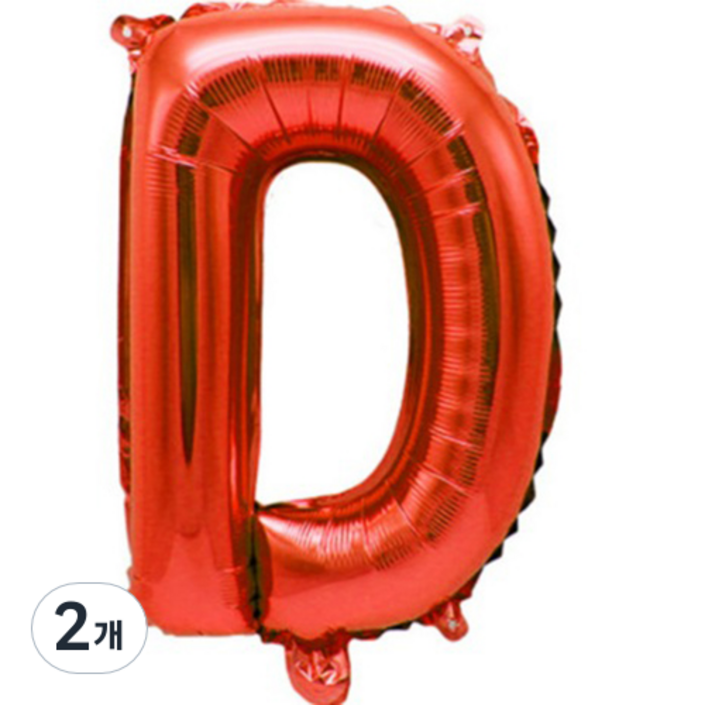 팡파티 레터링 알파벳 풍선 D 40cm