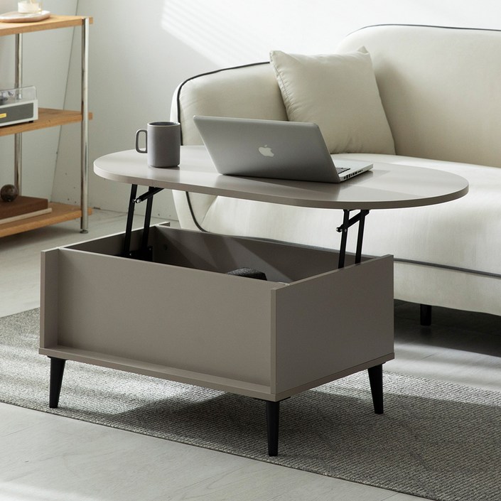 어썸 리프트업 타원형 테이블 방문설치