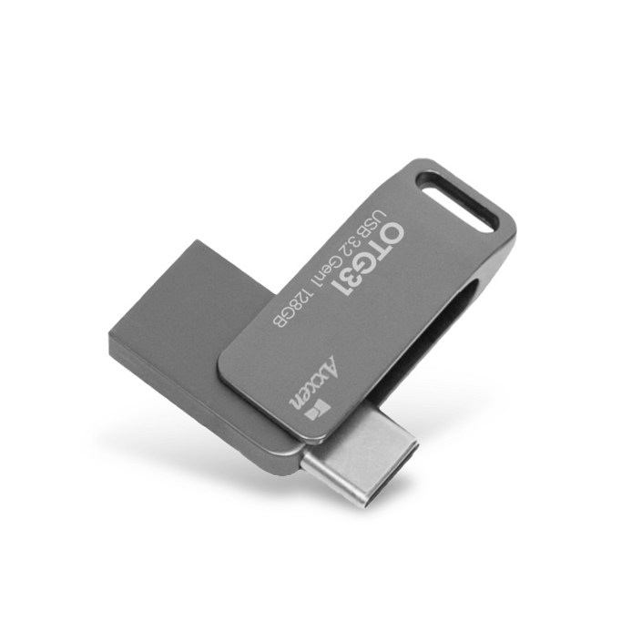 액센 가디언 USB 3.2 Gen1 USB 메모리 OTG31, 128GB, 1개 액센 가디언 USB 3.2 Gen1 USB 메모리 OTG31, 128GB, 1개