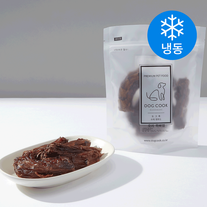 로켓프레시 도그쿡 강아지 수제간식 오리목뼈 냉동