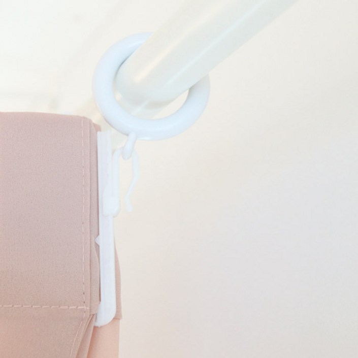 메종텍스타일 길이 조절되는 안전한 플라스틱 커튼핀 1.5 x 8.5 cm 30p