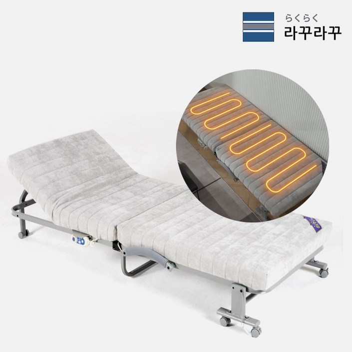 라꾸라꾸 온열 1인용침대 골드 프리미엄 2024년형 홈쇼핑 방송제품 1인용 싱글, 단일색상