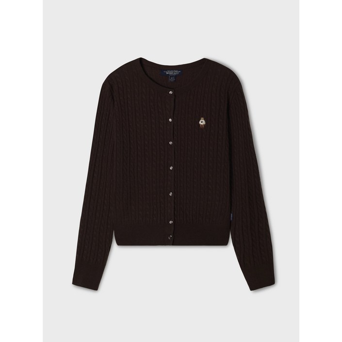 후아유 간절기 딱입기좋은 귀엽 10대 20대 여성 스티브 하이 게이지 울 케이블 가디건 best 상품