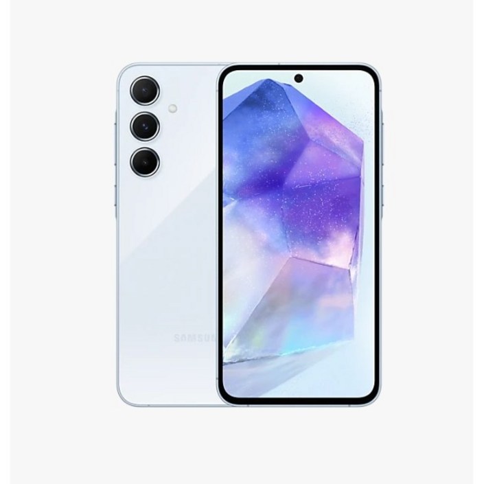 삼성전자 갤럭시 a556 퀀텀5 공기계 미사용 새재품 알뜰폰, 어썸아이스블루 단순개봉급 신품급 중고, 128GB