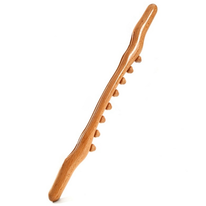 뚱보 원목 괄사봉 마사지봉, 1개, 단일색상