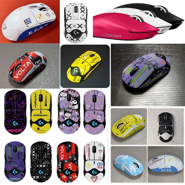 지슈라2 마우스 그립테이프 논슬립패치 미끌림방지 풀셋 3M최고급형