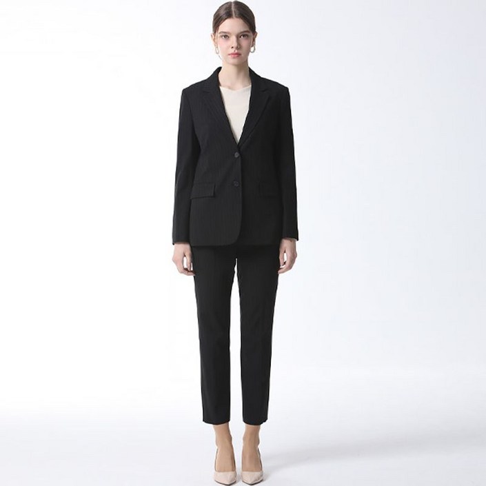 리스트 싱글 투 버튼 재킷슬림 팬츠 2종세트  택가격 406000원