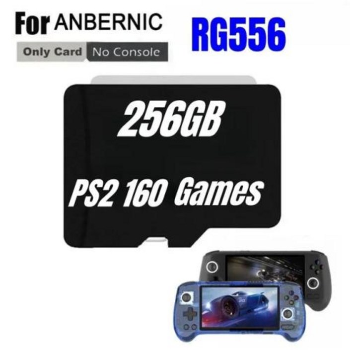 오락기 오락실게임기 레트로 ANBERNIC 휴대용 게임 콘솔 메모리 카드 SD TF 450 PSP 512G 60000 마이크로 PS2 RG556