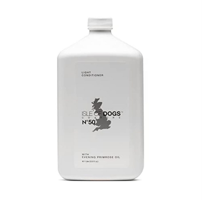 Isle OF 오브 Dogs COAT 코트ure No. 50 라이트 매니지먼트 반려견 컨디셔너, 건조한 모발용, 1리터 108257