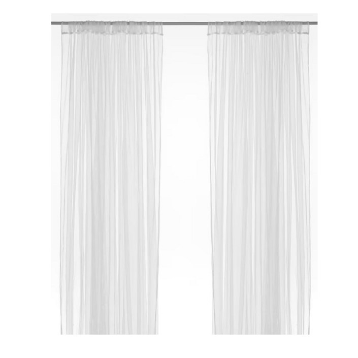 이케아 릴 쉬폰커튼 속커튼 280x250cm (2장)