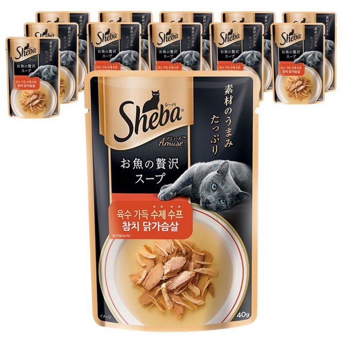 쉬바 1세 이상 고양이 수제 수프 간식