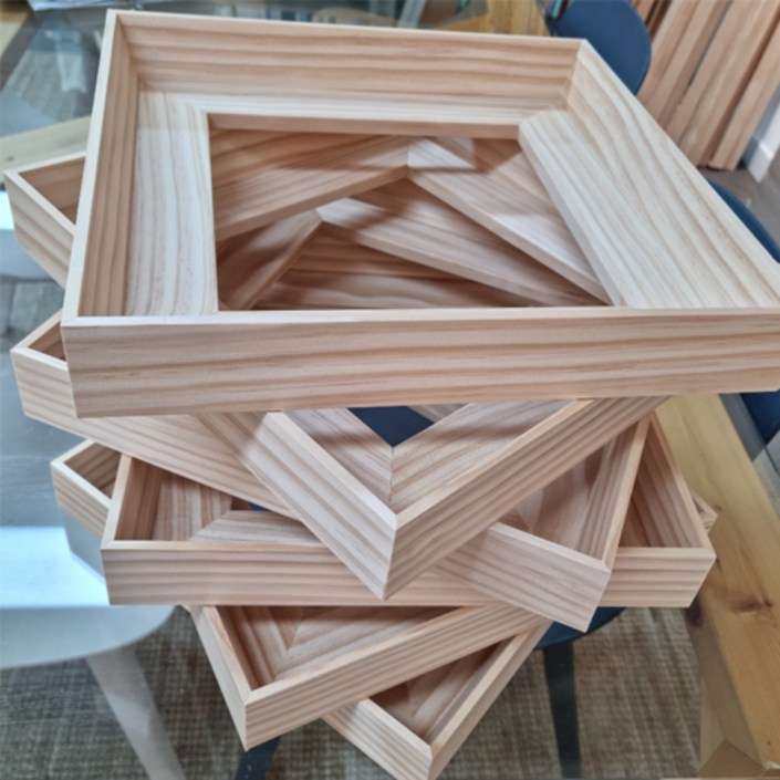 이안아트 060호 원목관액자 올림액자 우드프레임  10호