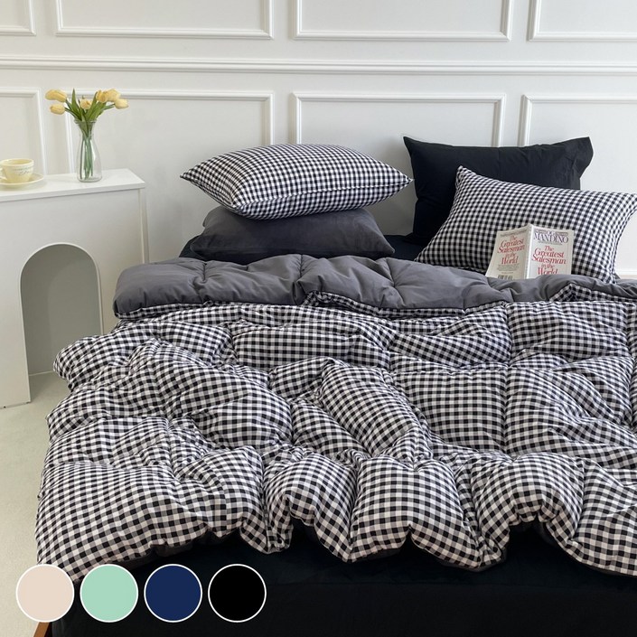 밍밍밍 따뜻한 극세사 겨울 이불세트 차렵이불  패드  베개커버