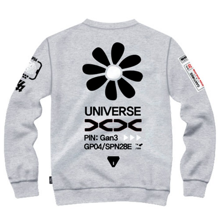 간쓰리 GP04SP 국내생산 디자이너 맨투맨