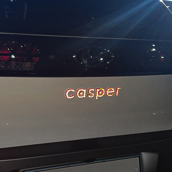 [오카] 캐스퍼 호환 상품 악세사리 엠블럼 포인트 반사 스티커 꾸미기 튜닝 용품