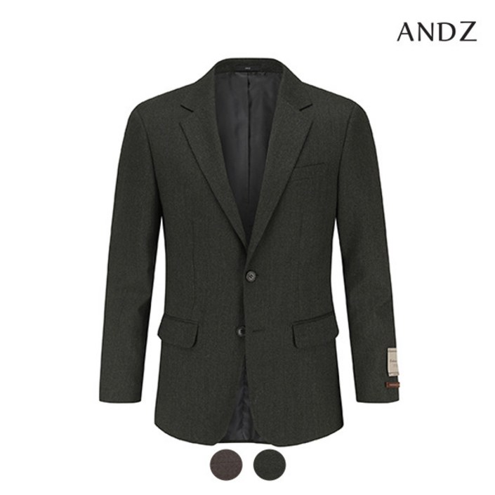 앤드지 남성 정장자켓 이모션 임팩트 트윌조직 슬림핏 투버튼 싱글 자켓 수트 블레이저 출근룩 하객룩