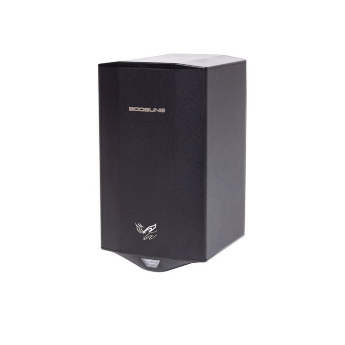 부성핫슈 핸드드라이어 강풍 저소음 업소용 손건조기 건조 초고속, 블랙