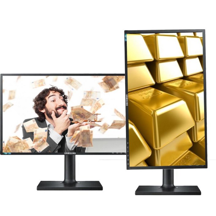 삼성전자 S22E45K LED HDMI 22인치 중고 모니터 피벗 세로
