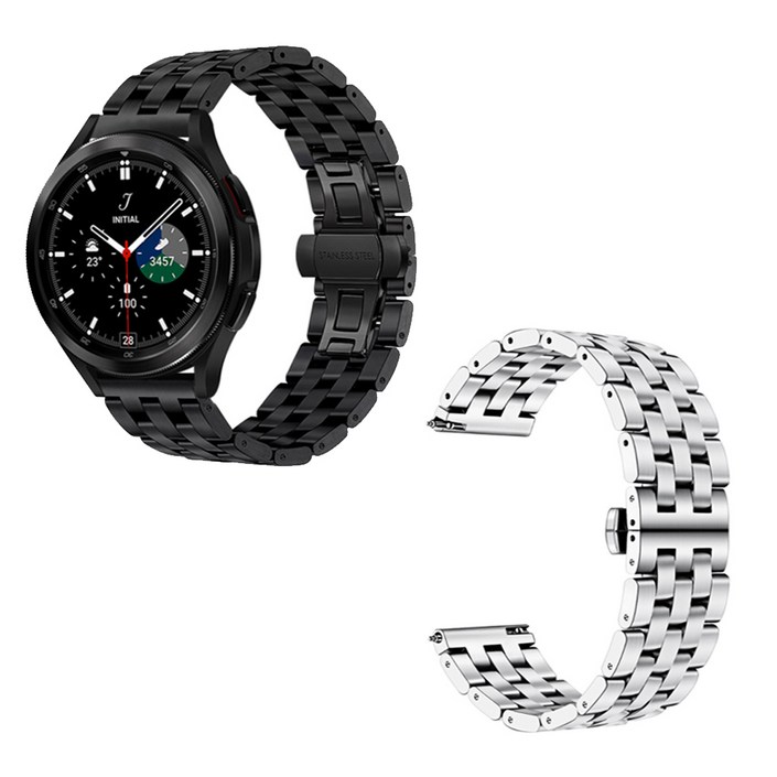 SMR810815800805 갤럭시워치 42MM 46MM 고급 클래식 메탈 시계줄 스트랩 밴드