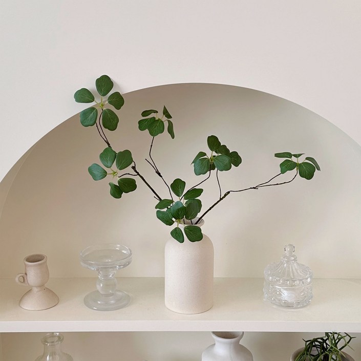 엔카이셔스 조화 2p  도자기 화병 세트