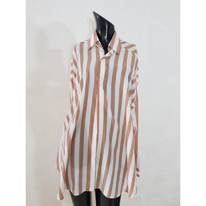 중고 020 시스템 옴므 스트라이프 셔츠 95 NB11236