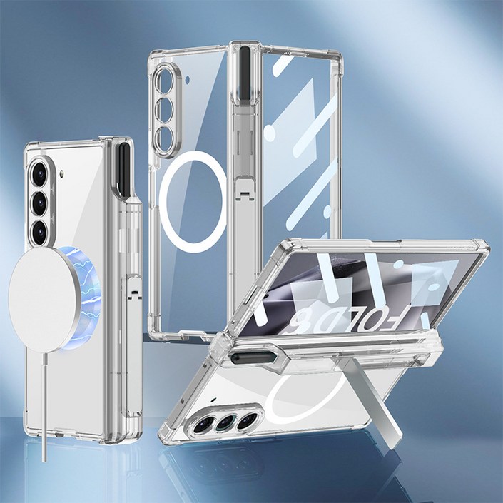 적용 Z폴드7 케이스 갤럭시 Z폴드6 케이스 마그네틱 힌지보호 풀커버 슬라이딩 윈도HJSJK078873665365