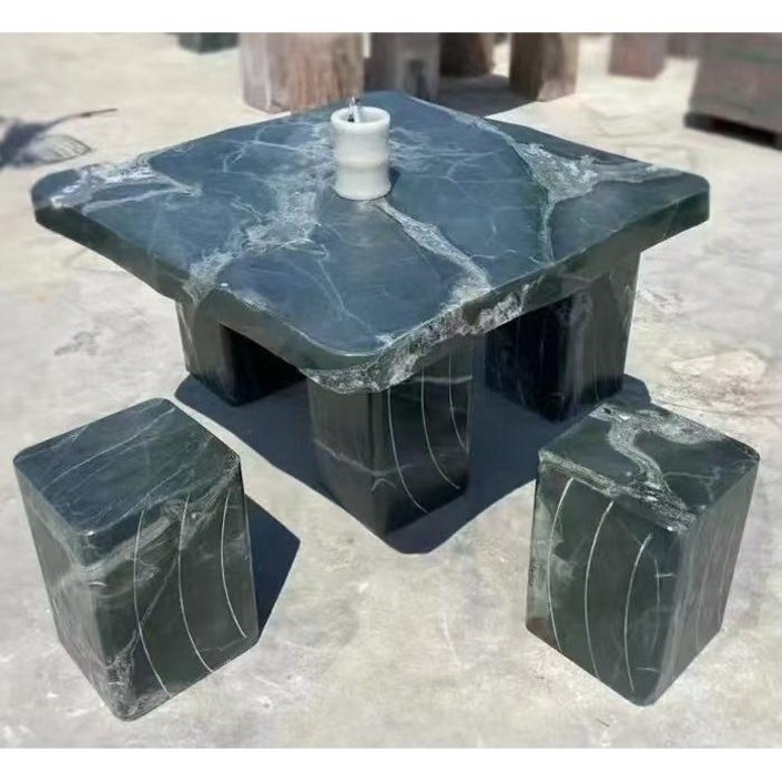 야외돌테이블 벤치안뜰세트 야외 화강암 돌벤치