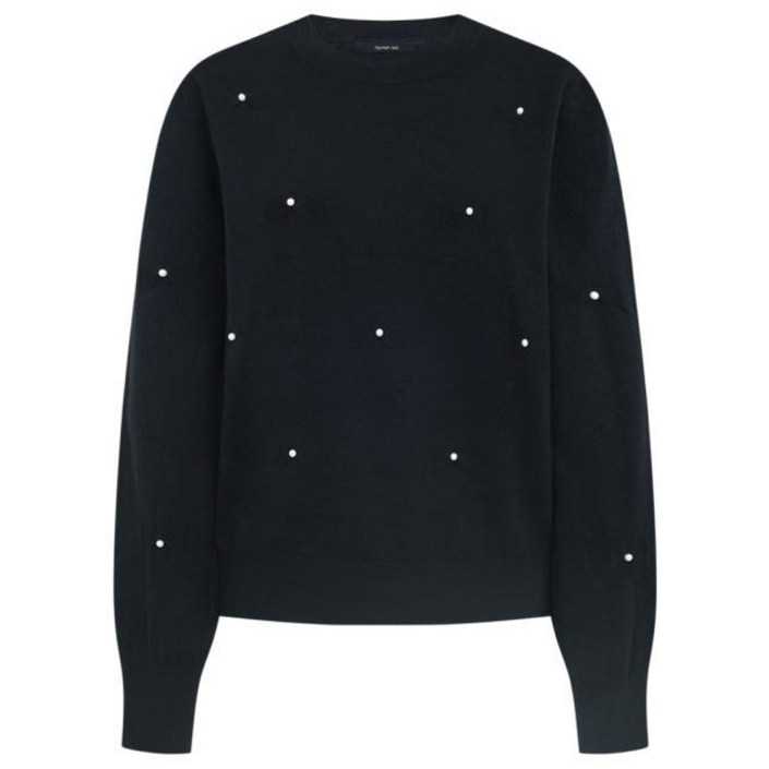 케네스레이디 진주 라운드넥  니트EKPOPK0800