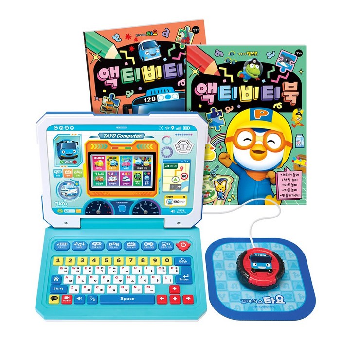 타요 자동차 노트북  액티비티북 세트