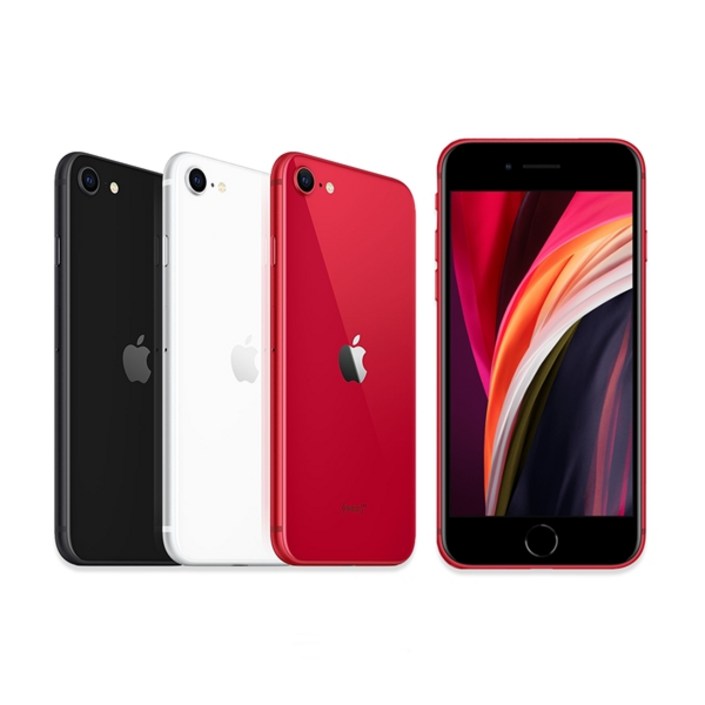 애플 아이폰 SE 2세대 128GB A2296 공기계 중고폰 리퍼폰, 레드, 128GB