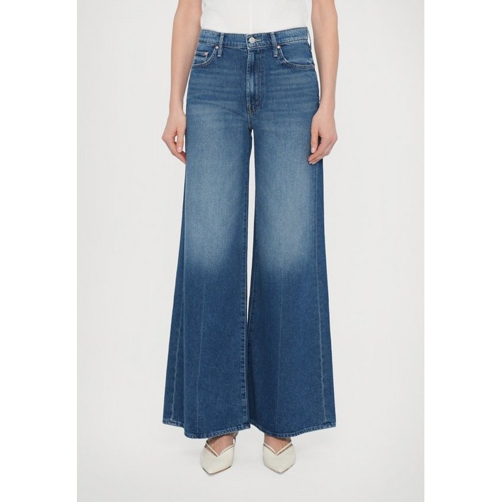 마더 여성 언더커버 스니커즈 운동화 와이드 레그 다크 블루 데님 972778 관부가세포함가