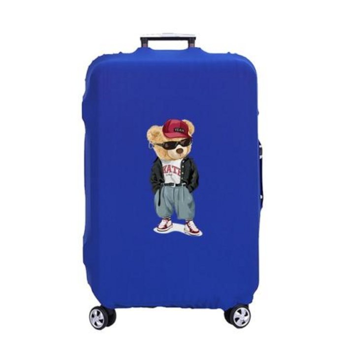 캐리어 커버 수하물 가방 보호대 두꺼운 탄성 먼지 긁힘 방지 보호 케이스 트롤리 세트 재킷 베어 1832 인치