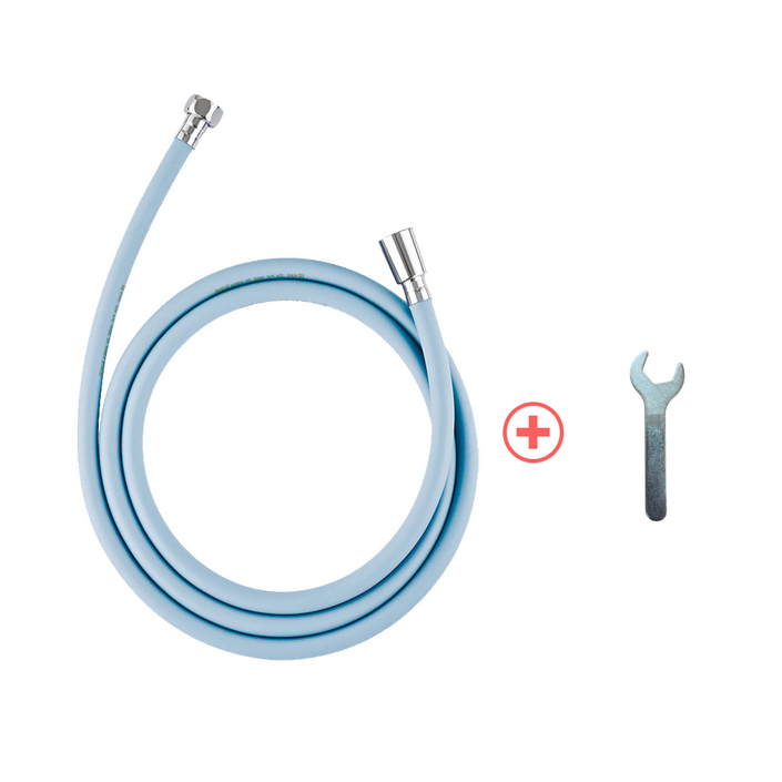 바스럽 국산 파스텔톤 PVC 샤워호스 샤워기호스  스패너 물때 X, 꼬임 X, 냄새 X