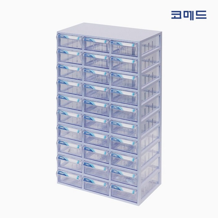 코메드 CMD530멀티박스 30칸 투명서랍장