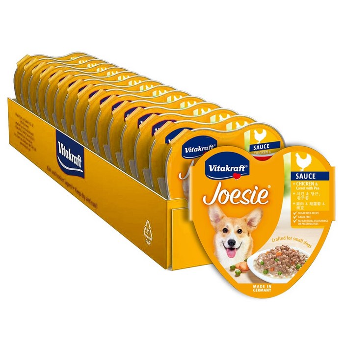 비타크래프트 조에시 강아지 습식사료 밀크소스 BOX, 15개, 치킨야채, 85g