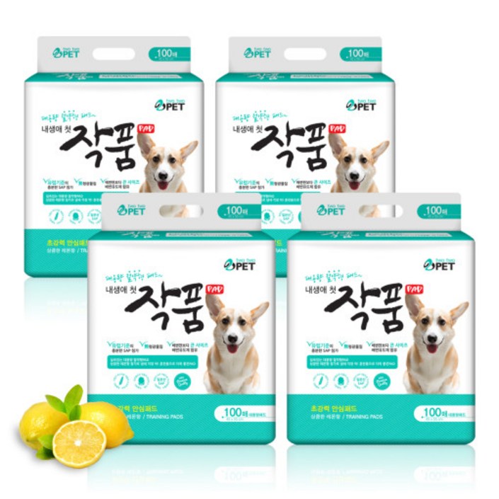 펫친구 작품패드 400매 강아지 배변패드 가성비 패드 고객만족, 4개 펫친구 작품패드 400매 강아지 배변패드 가성비 패드 고객만족, 4개