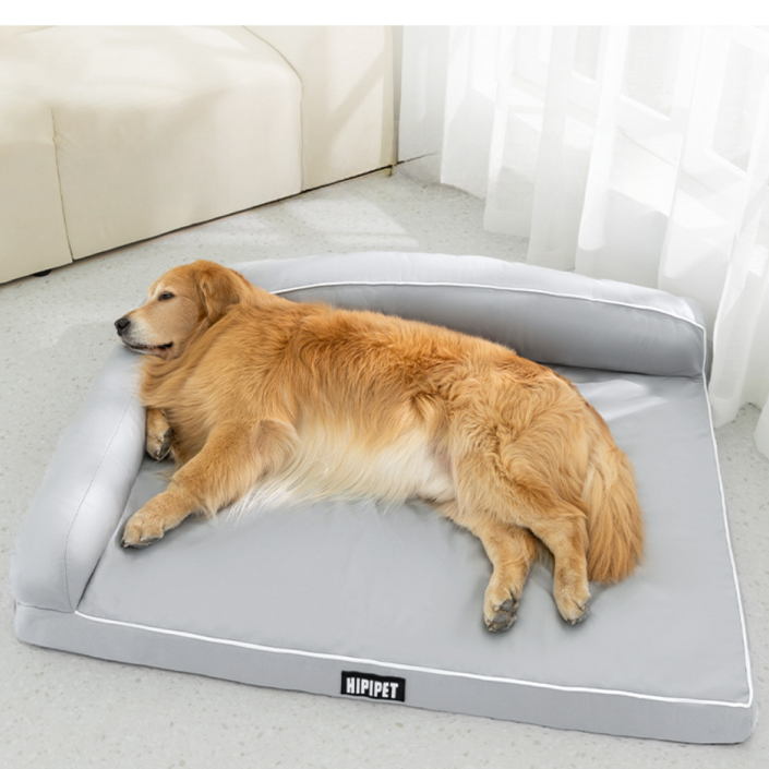 루미에르히피펫 대형 강아지 침대 쿠션 강아지방석, 1개, 그레이