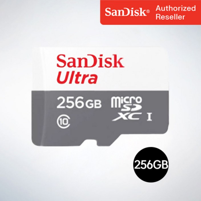 샌디스크 마이크로 SD카드 SDXC ULTRA 울트라 QUNR 256GB, 256GB, 1개
