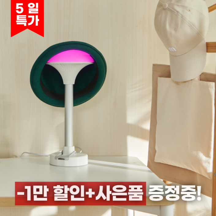퓨어팟 스마트 모자관리기 모자 가발 헬멧 관리 살균 건조 거치대, 기본형 HAT