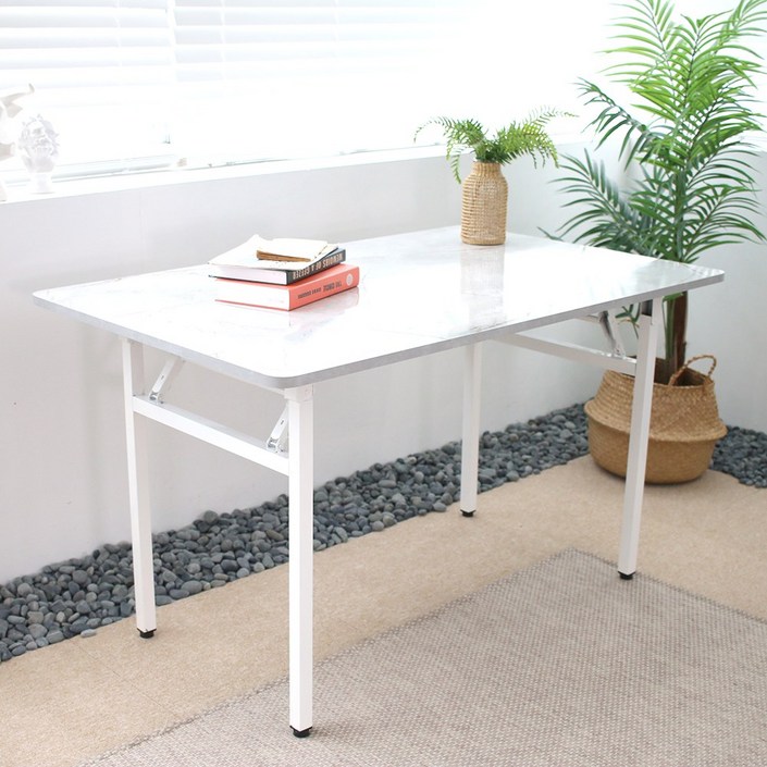 로아공방 입식 접이식 폴딩 테이블 1200x800mm, 샌드베이지