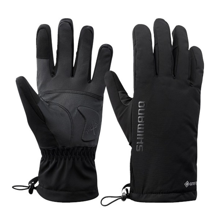 Shimano 고어텍스 그립 프리마로프트® 장갑, 블랙, 1개