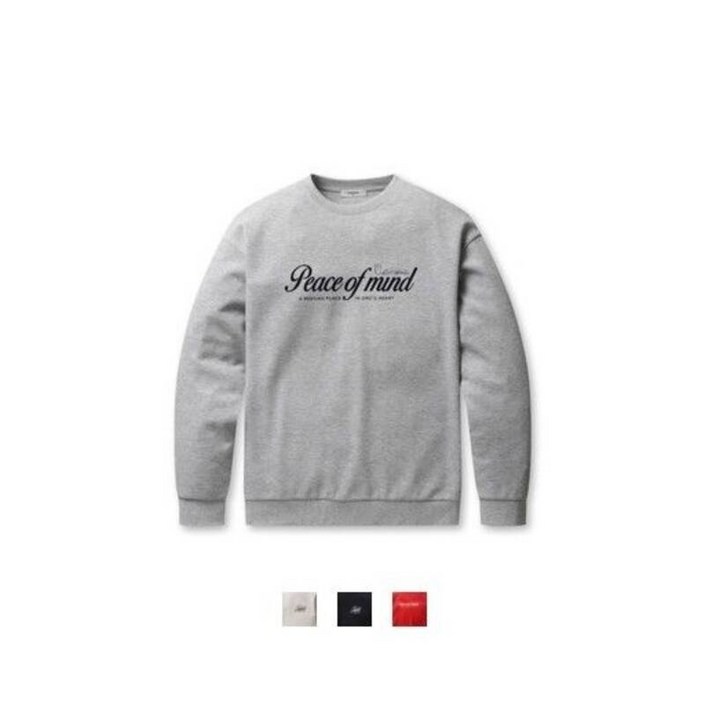 [백화점 정품] 25FW 폴햄 남성 더블니트 그래픽 맨투맨 티셔츠 PHF4TR1220