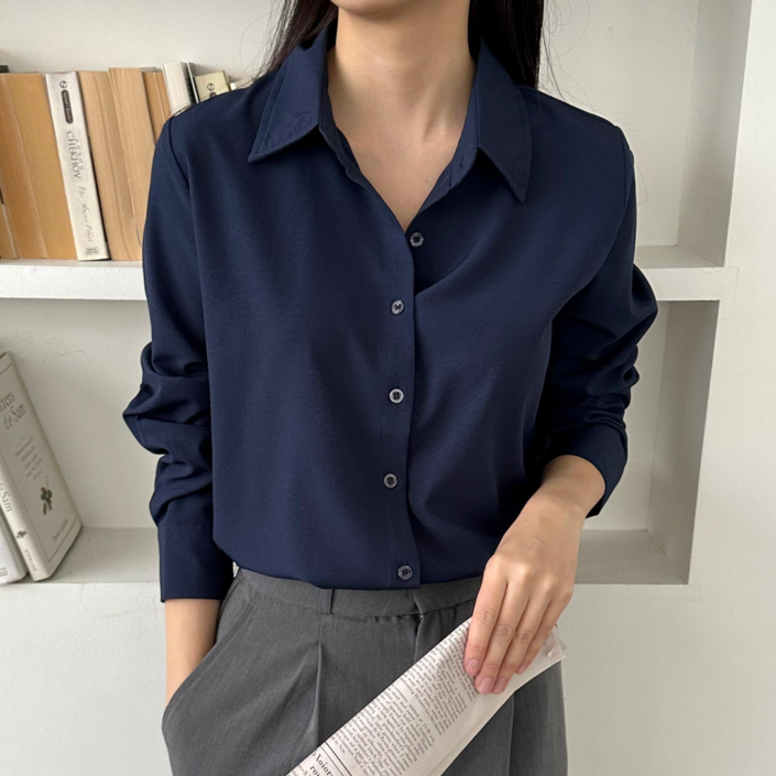 루나제이 여성 블라우스 구김없는 여자 셔츠 링클프리 14가지 컬러