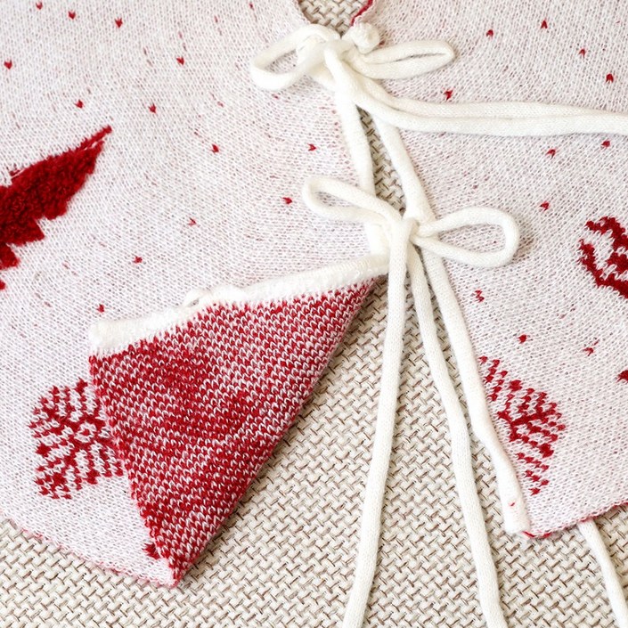 조아트 트리스커트 장식, 투톤니트 크림 60, 1개