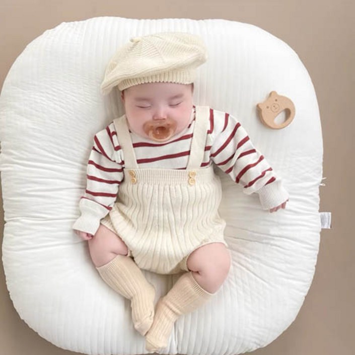 [당일발송] 아기 유아 베이비  바디슈트 니트 멜빵 바지 가을 겨울 옷 외출복 바디수트