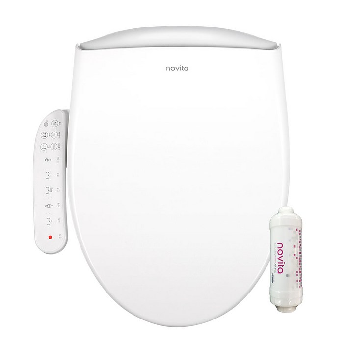 노비타 쾌정 건조 키즈 완전방수 IPX5 탈취가능 풀스테인레스노즐 비데 BDN441H, BDN441H택배, 단순배송상품