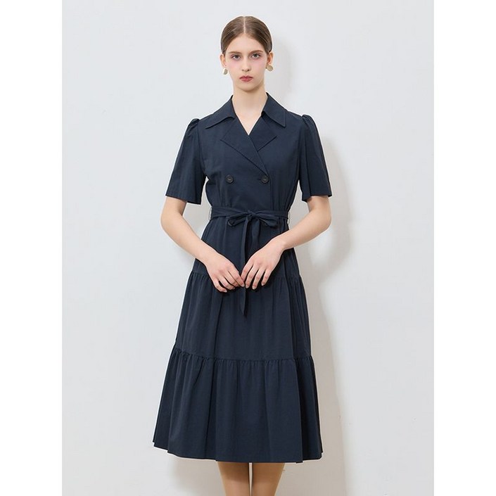 리스트 품격있는 바스락 레이어 프릴 더블 원피스 택가격 358000원