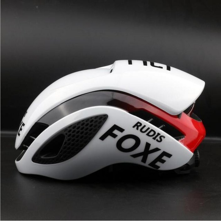 로드자전거 Rudis-Foxe 자전거 헬멧, 남성용, 빨간색, 로드 사이클링 사이즈 M, Mtb 야외용 스포츠 안전 캡