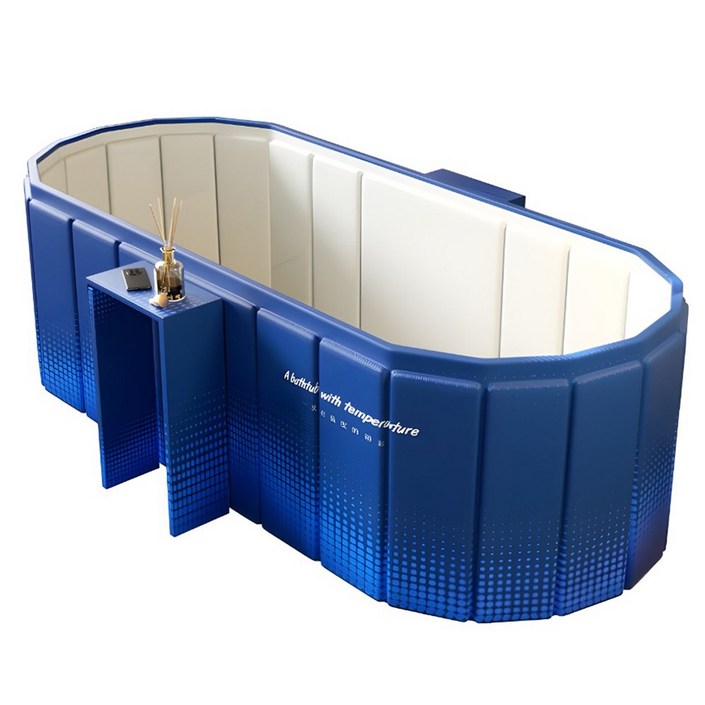 KCJ 접이식 욕조 성인 간이 반신 와이드 울트라