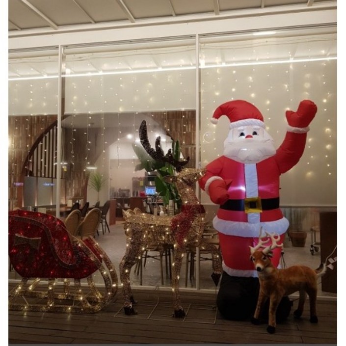 리아케이알 크리스마스 대형 장식 카페 매장 크리스마스장식, 01_200cm 에어 산타